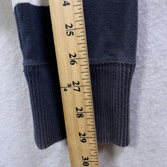 Abercrombie Fitch‎ Mens Muscle Stripped Knit Shirt Sz L Y2K Preppy Coastal Logo - Picture 8 of 14